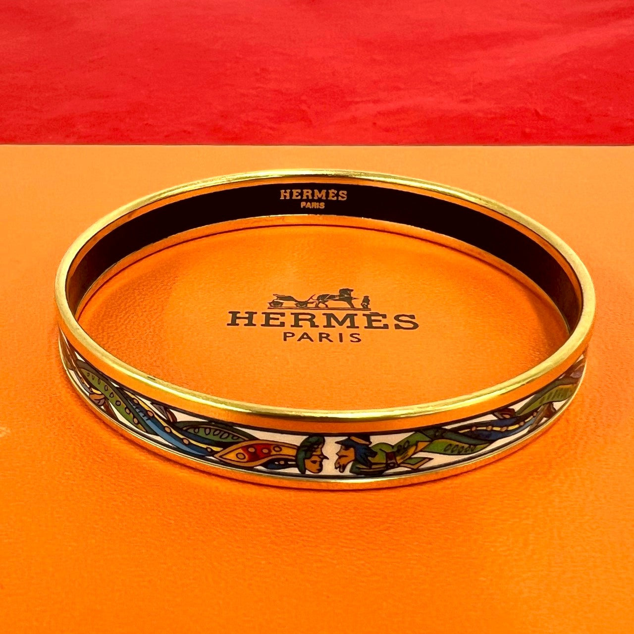 HERMES エルメス エマイユ バングル