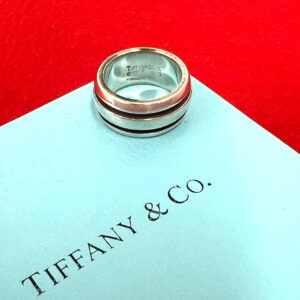 TIFFANY&Co. ティファニー (Vintage) グルーブド ダブルライン リング 指輪