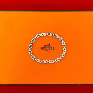 HERMES エルメス カシオペア 750WG K18 ホワイトゴールド ブレスレット