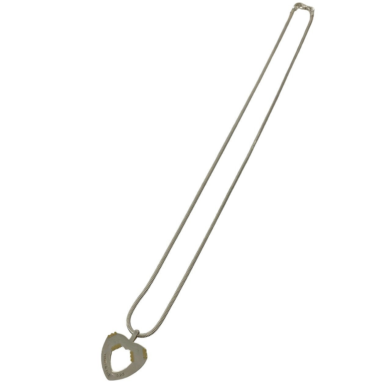 TIFFANY&Co. ティファニー ハート スネーク チェーン ネックレス 925 K18 750YG 6