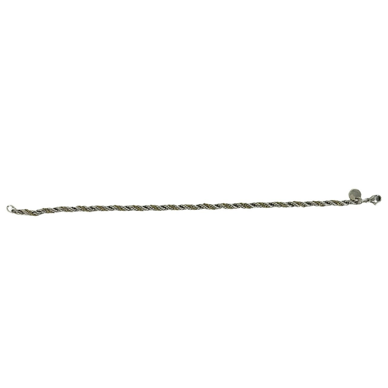 TIFFANY&Co. ティファニー (Vintage) ツイストロープ ブレスレット 925 K18 750 YG 6
