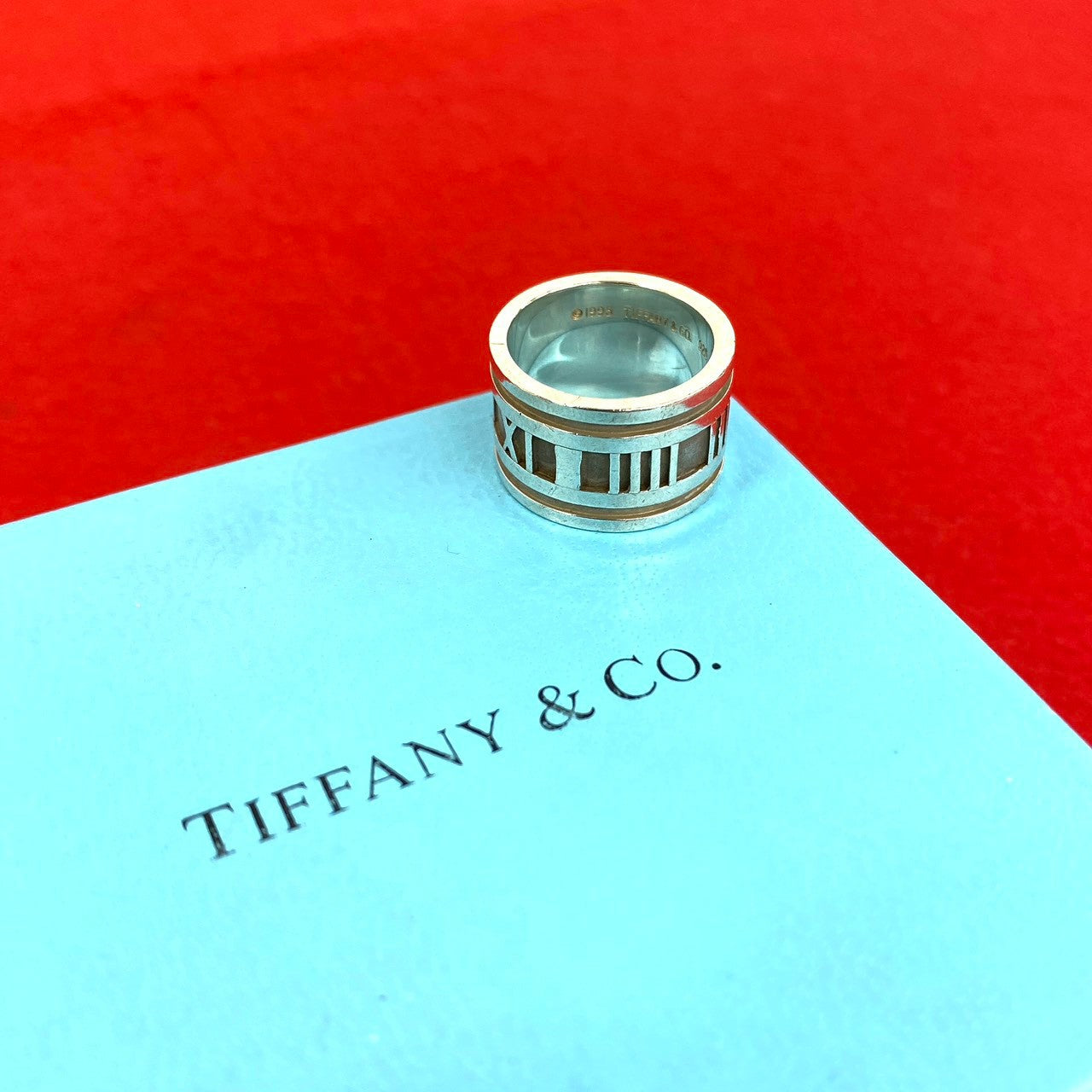 TIFFANY&Co. ティファニー (Vintage) アトラス ワイド リング 指輪 8号