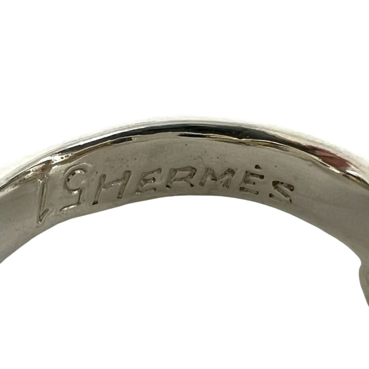 HERMES エルメス (Vintage) シェーヌダンクル リング 指輪 SV800 K18 750YG 11号 表記サイズ #51 3