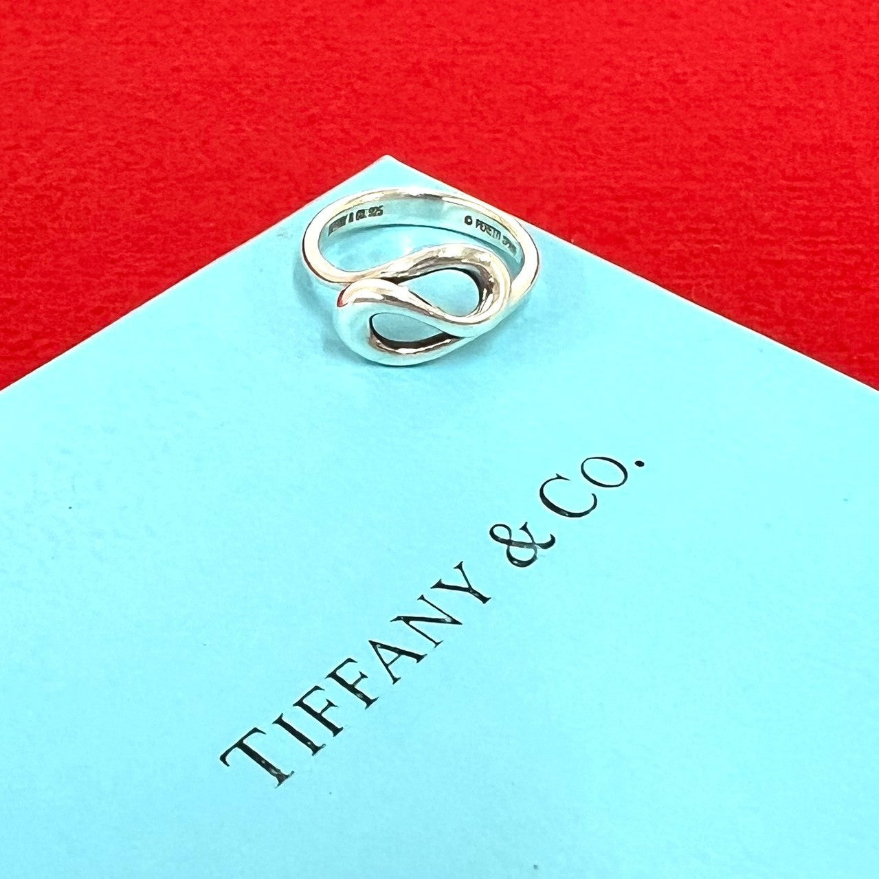 TIFFANY&Co. ティファニー (Vintage) オープンウェーブ リング 指輪 9号