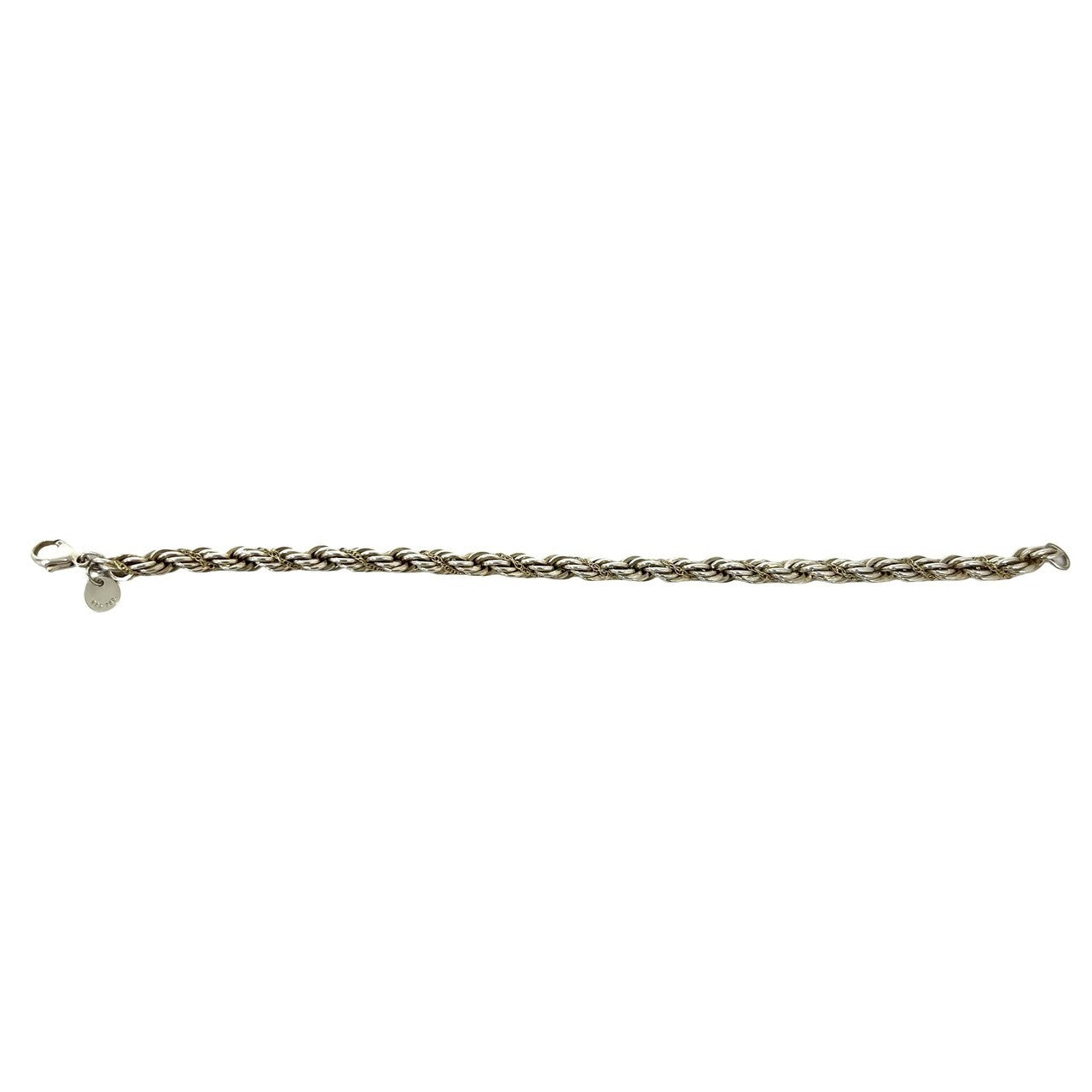 TIFFANY&Co. ティファニー (Vintage) ツイストロープ ブレスレット シルバー925 K18 750YG 6