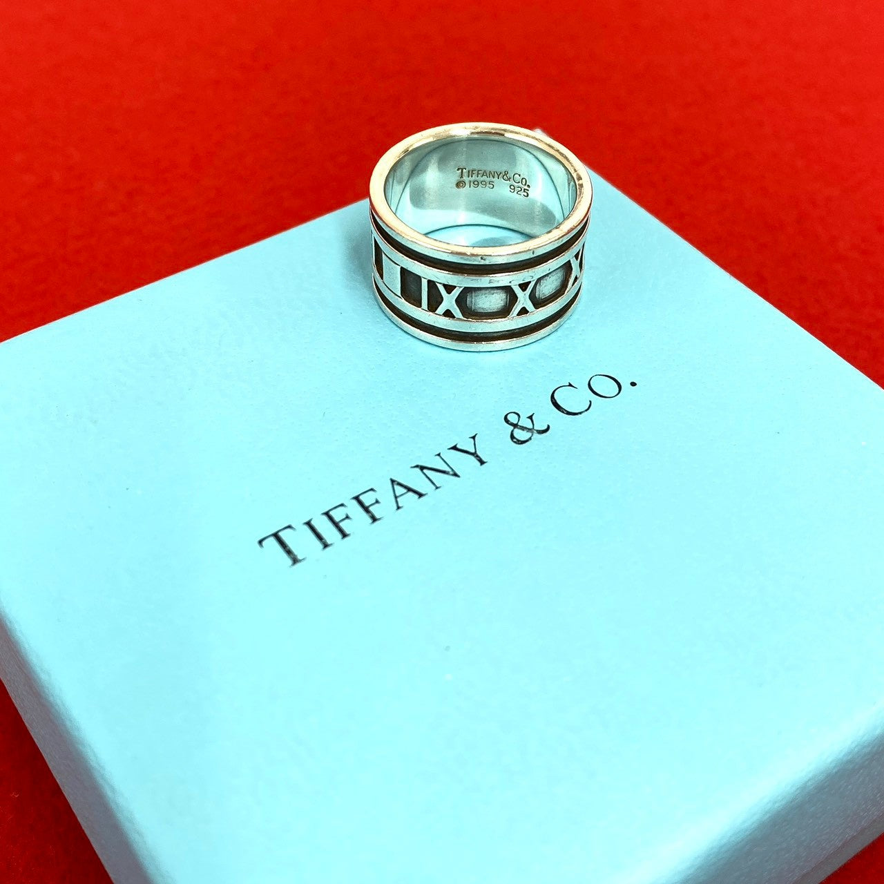 TIFFANY&Co. ティファニー (Vintage) アトラス ワイド リング 指輪 15号