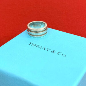 TIFFANY&Co. ティファニー (Vintage) グルーブド ダブルライン リング 指輪