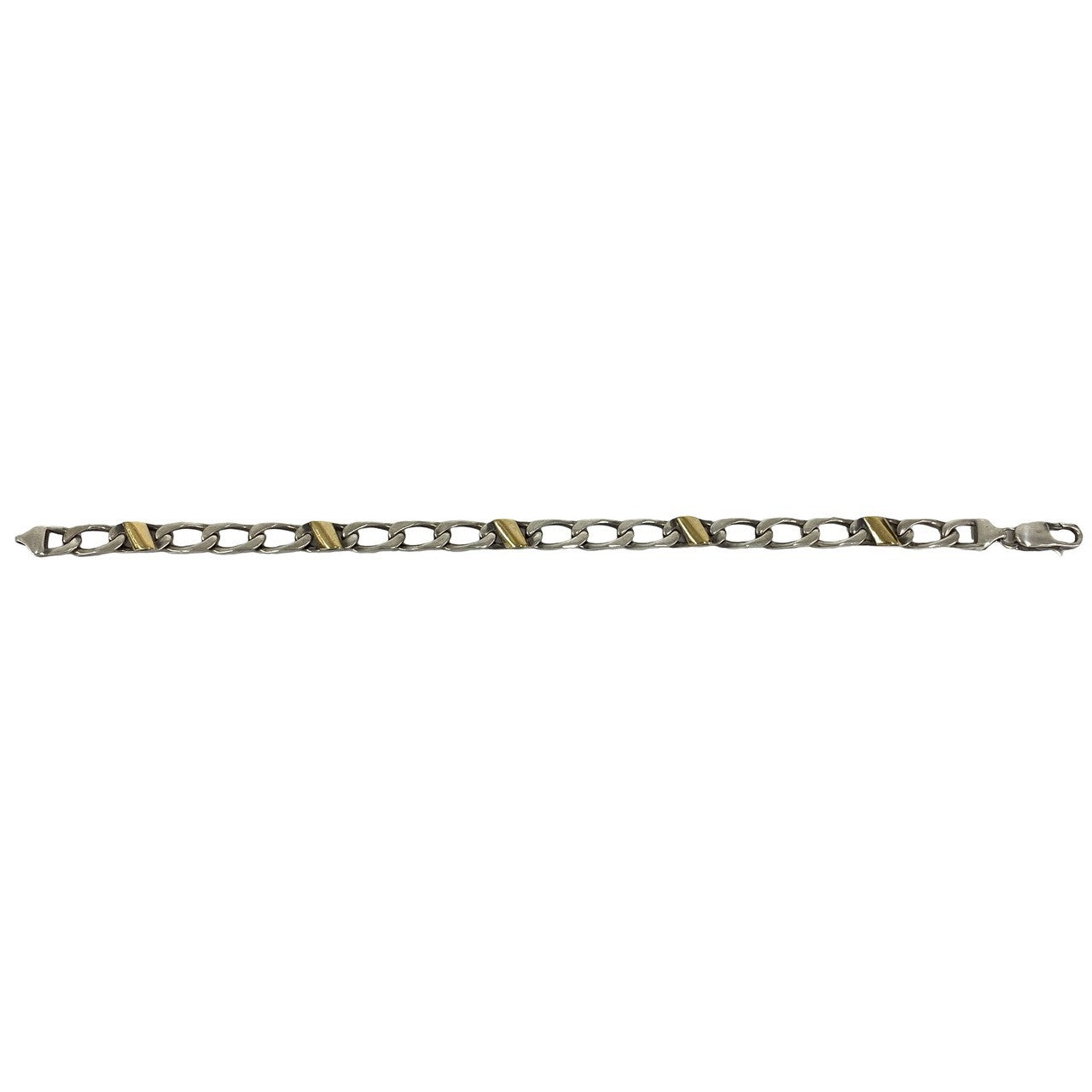 TIFFANY&Co. ティファニー (Vintage) フィガロ ブレスレット 925 K18 750YG 6