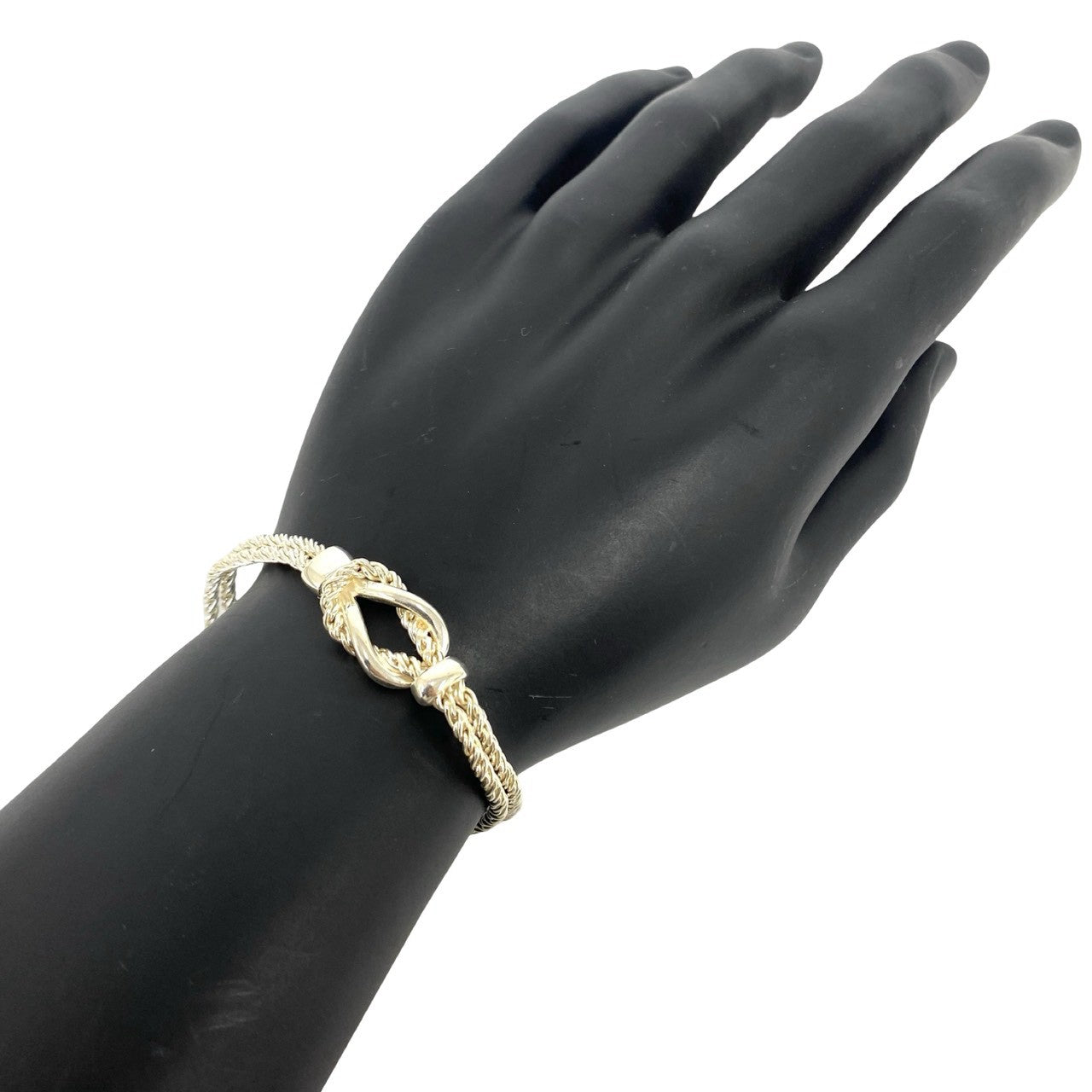 TIFFANY&Co. ティファニー (Vintage) ダブルロープ センターノット ブレスレット 2