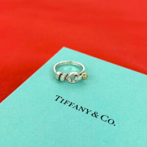 TIFFANY&Co. ティファニー ラブノット 925 K18 750YG リング 指輪