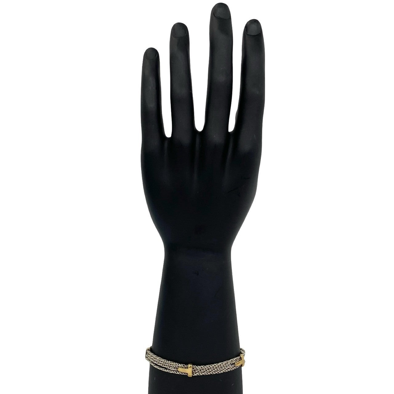 TIFFANY&Co. ティファニー (Vintage) Tロープ ブレスレット 925 K18 750YG 2