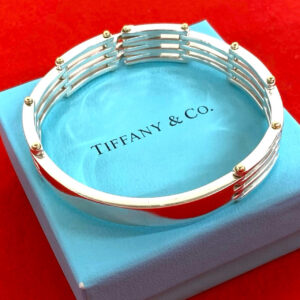 TIFFANY&Co. ティファニー ゲート ID ブレスレット 925 K18 750YG