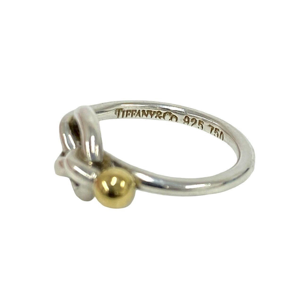 TIFFANY&Co. ティファニー ラブノット リング 925 K18 750YG 指輪 3