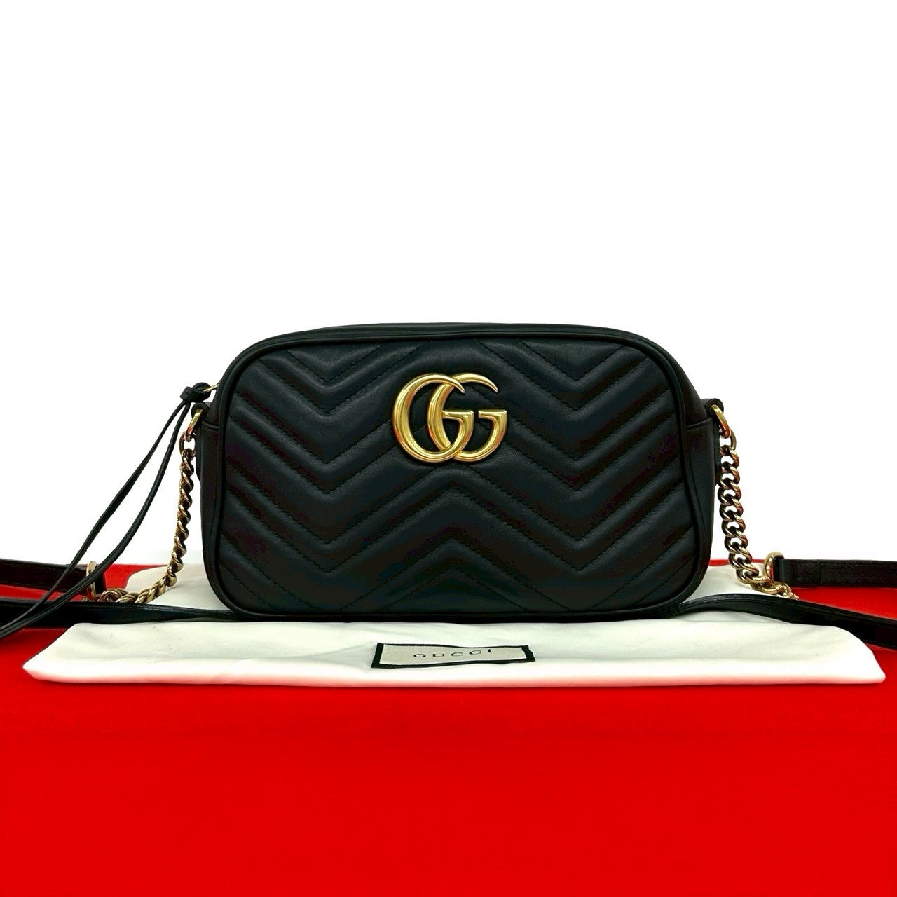 GUCCI グッチ GGマーモント スモール ショルダーバッグ
