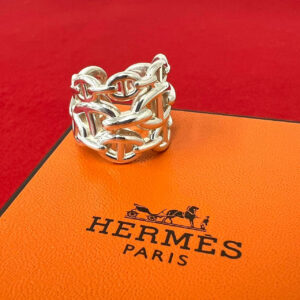 HERMES エルメス シェーヌダンクル アンシェネ GM リング 指輪 10号