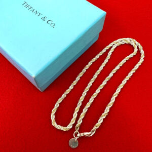 TIFFANY&Co. ティファニー (Vintage) ツイストロープ ネックレス 925 K18 750YG