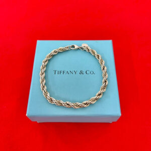 TIFFANY&Co. ティファニー (Vintage) ツイストロープ ブレスレット シルバー925 K18 750YG