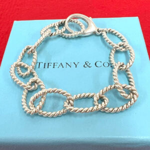 TIFFANY&Co. ティファニー (Vintage) オーバルリンク ツイスト ブレスレット