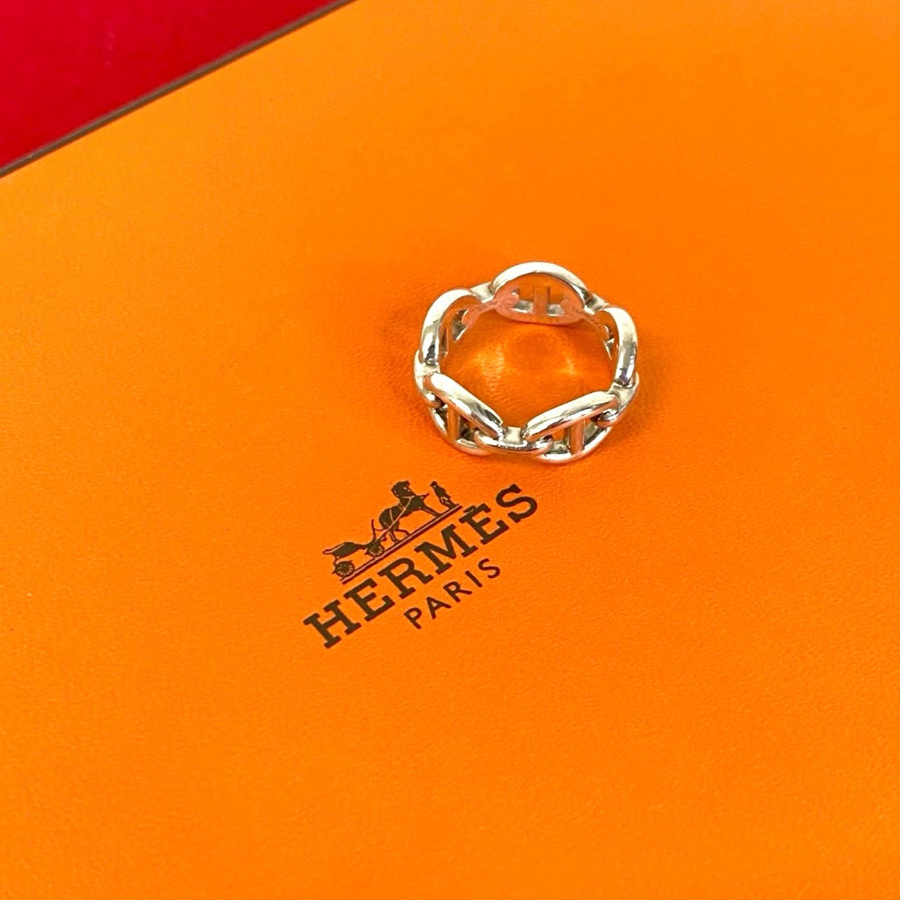 HERMES エルメス シェーヌダンクル アンシェネ リング 指輪