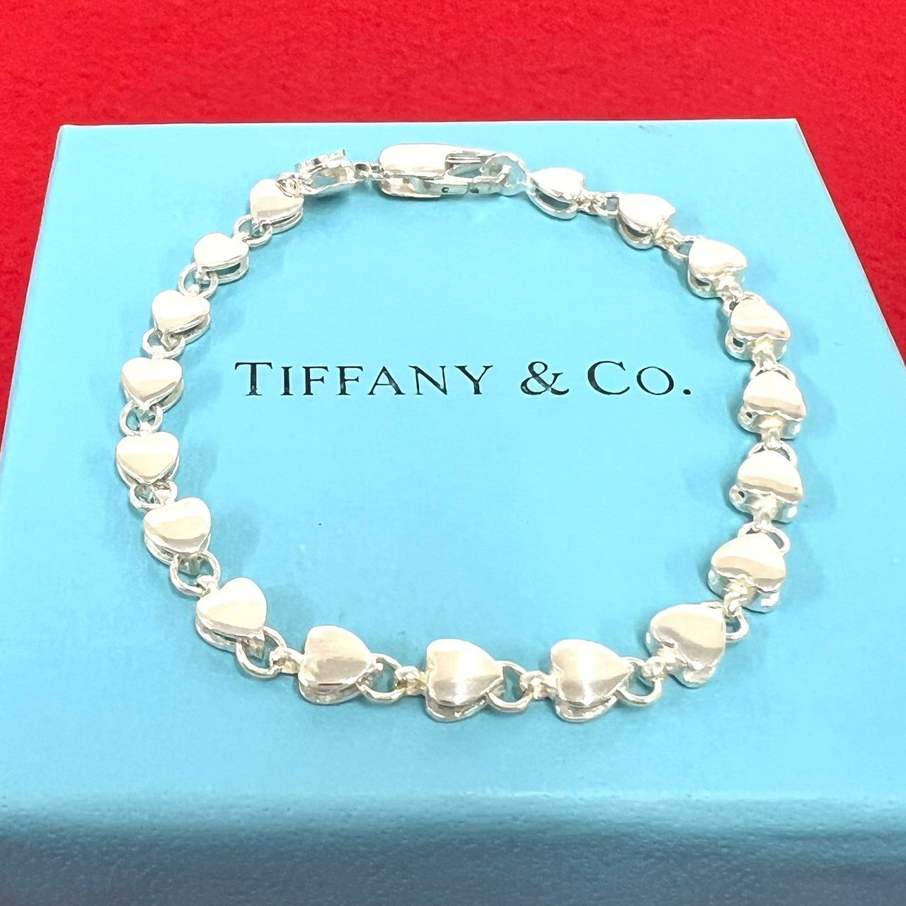 TIFFANY&Co. ティファニー (Vintage) パフ ハート ブレスレット