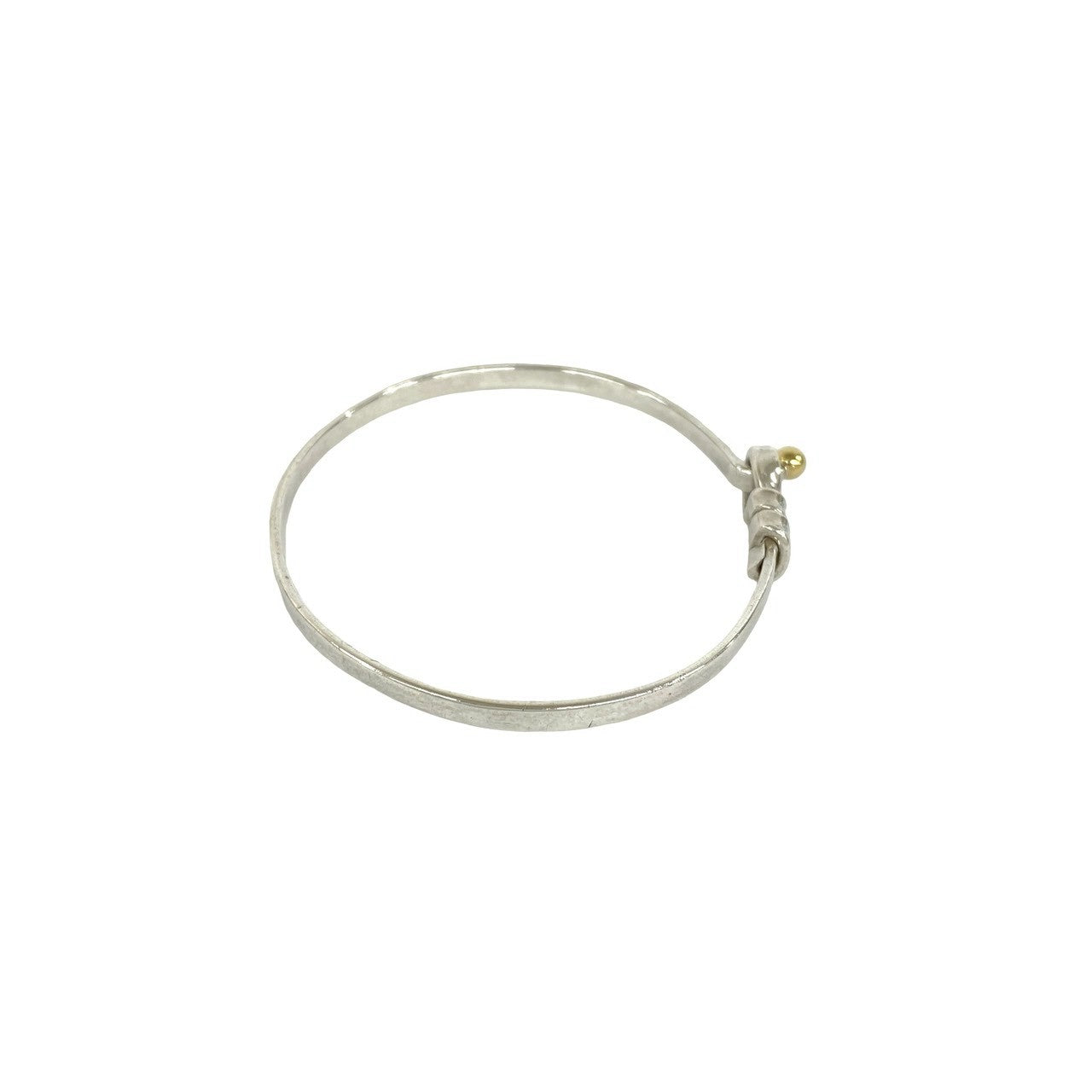 TIFFANY&Co. ティファニー (Vintage) フック&アイ バングル ブレスレット 925 K18 750YG 5