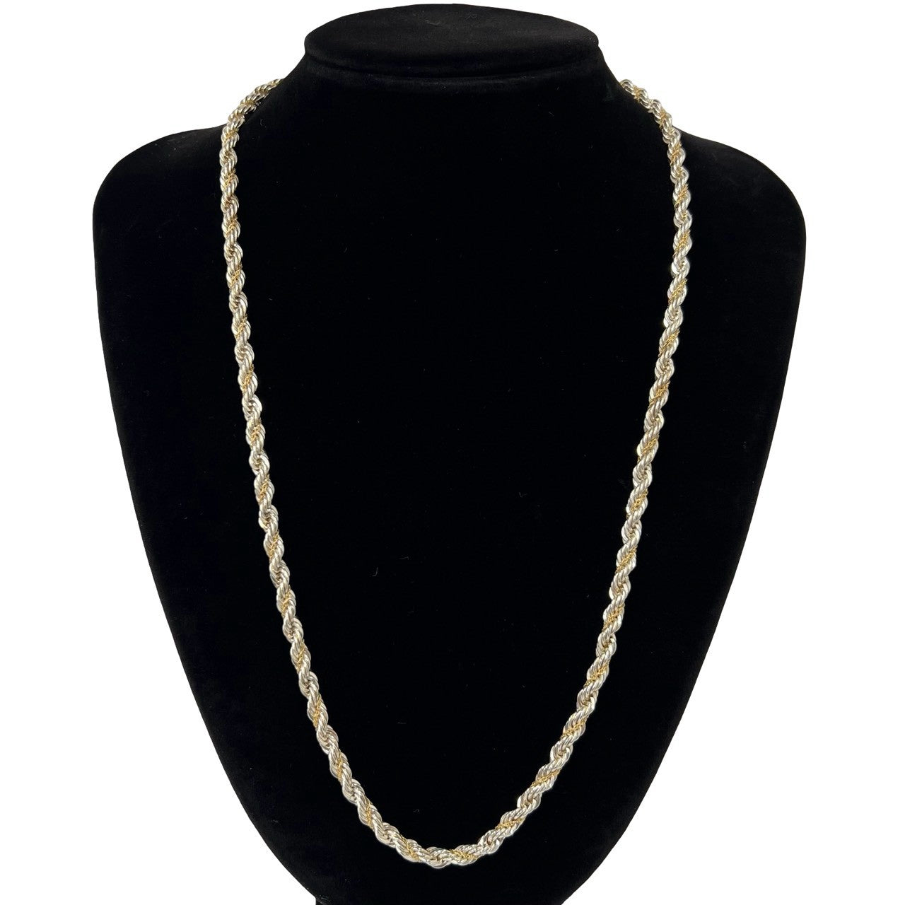 TIFFANY&Co. ティファニー (Vintage) ツイストロープ ネックレス 925 K18 750YG 2
