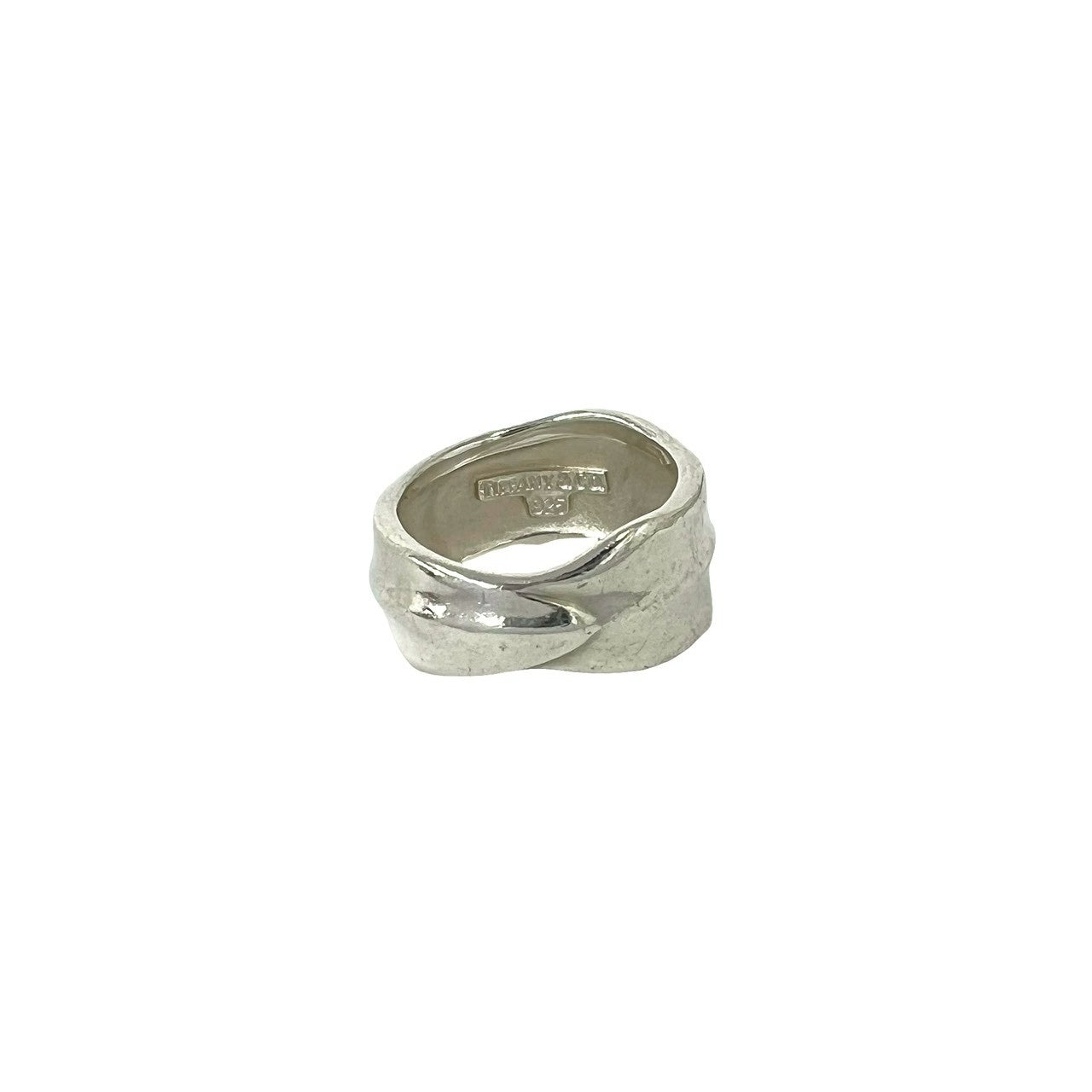 TIFFANY&Co. ティファニー (Vintage) ワイド リーフ リング 指輪 6