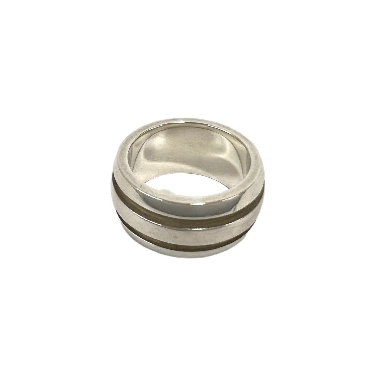 TIFFANY&Co. ティファニー (Vintage) グルーブド ダブルライン リング 指輪 7号 6