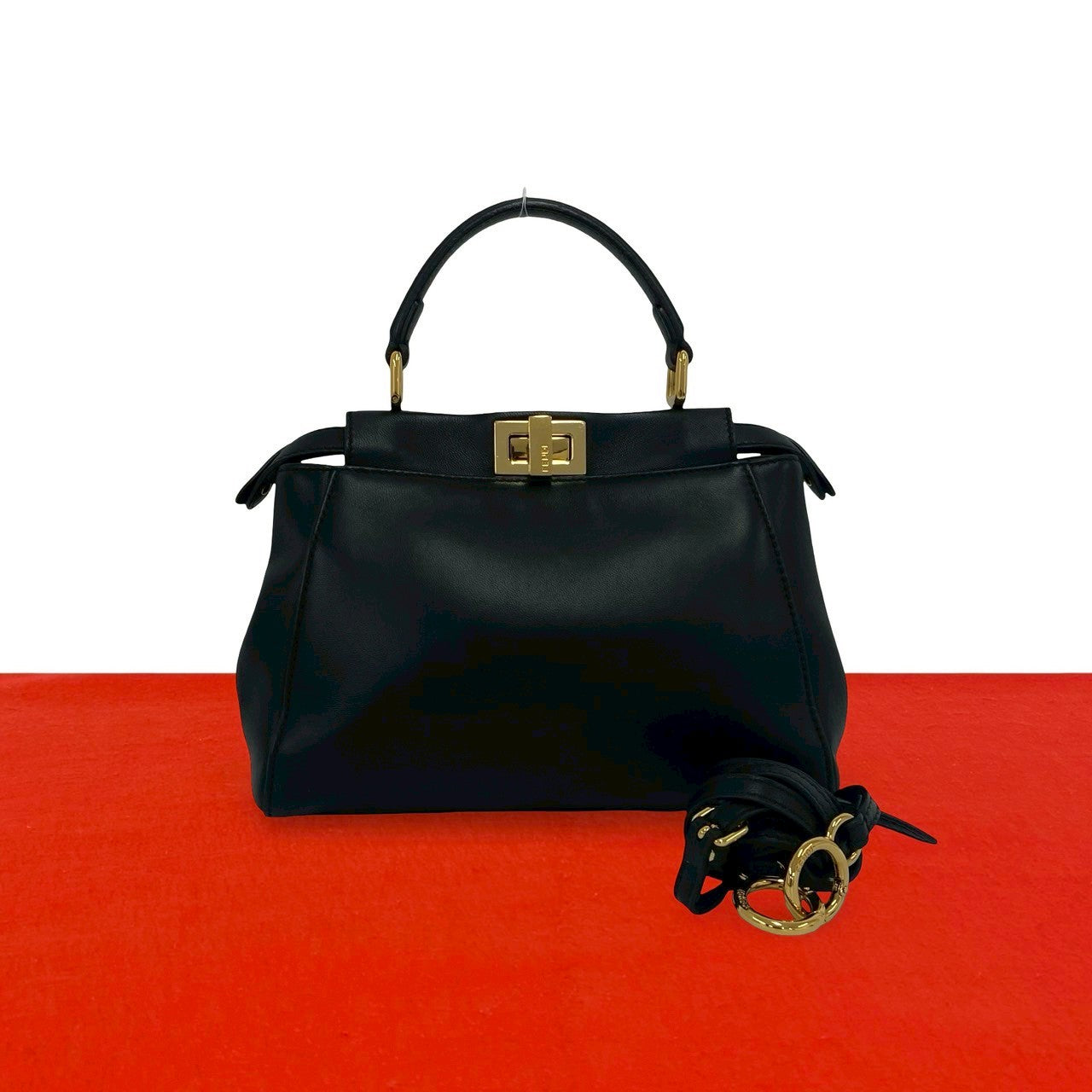 FENDI フェンディ ピーカブー ミニ ショルダーバッグ