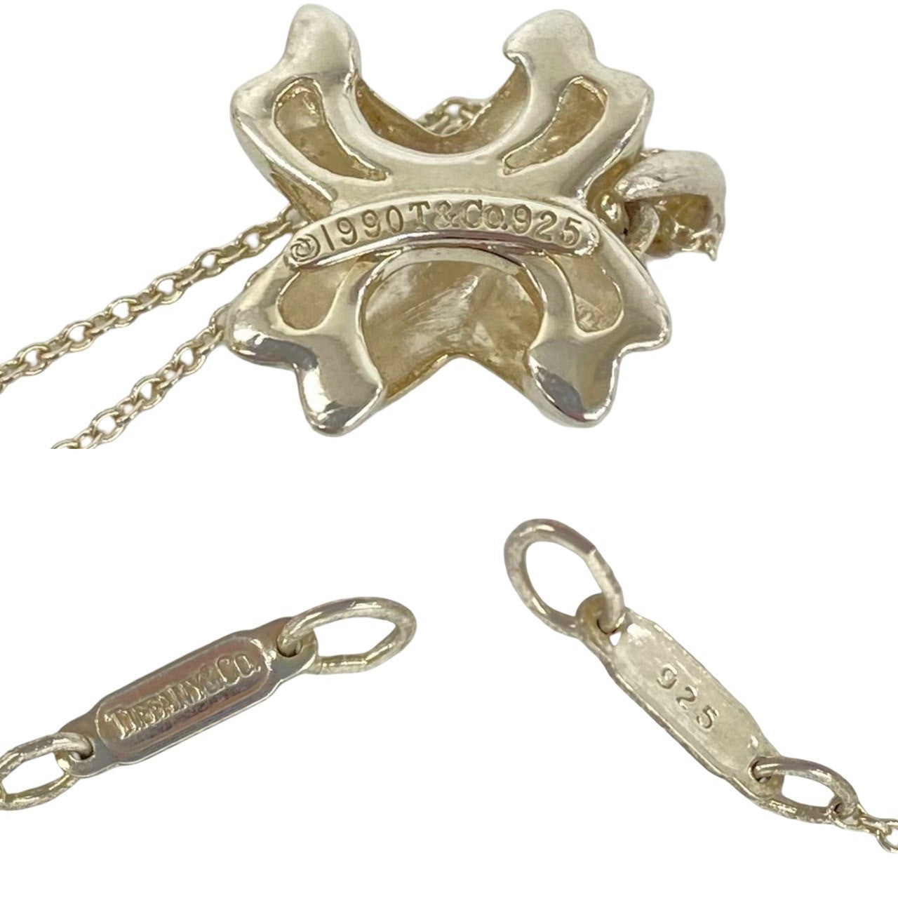 TIFFANY&Co. ティファニー (Vintage) シグネチャー クロス ネックレス 3