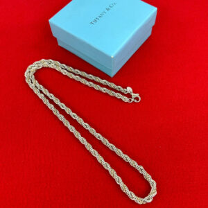 TIFFANY&Co. ティファニー (Vintage) ツイストロープ チェーン ネックレス 925 K14 585YG