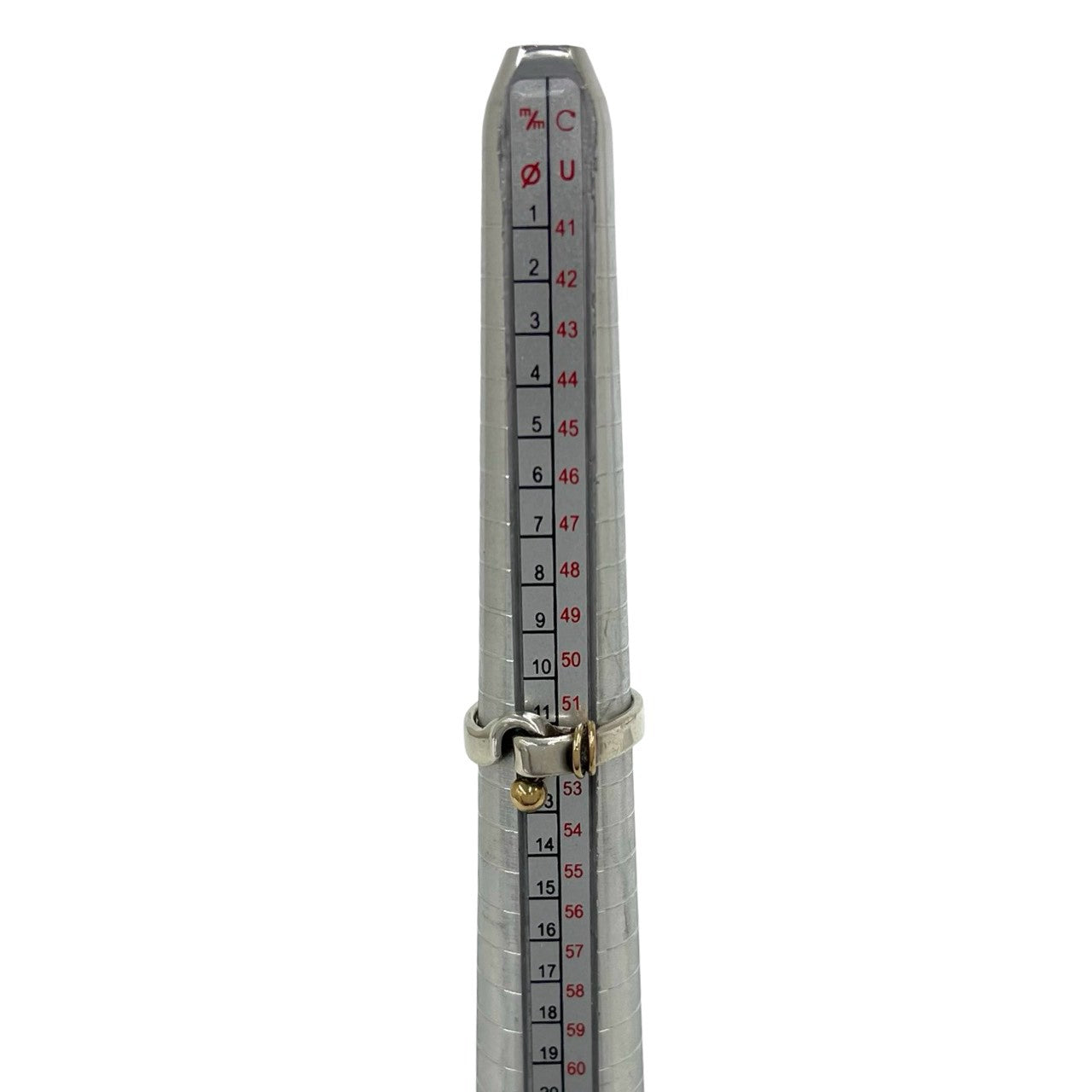 TIFFANY&Co. ティファニー (Vintage) フック&アイ ラブノット リング 指輪 12号 925 K18 750YG 7