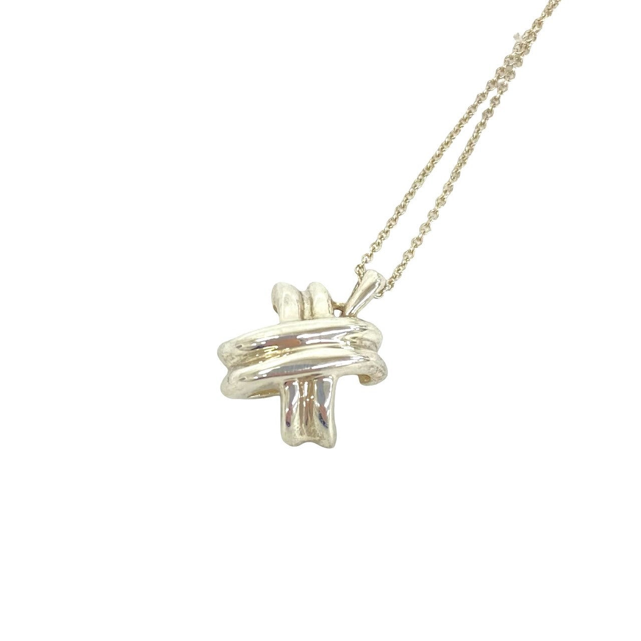 TIFFANY&Co. ティファニー (Vintage) シグネチャー クロス ネックレス 4