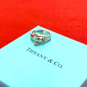 TIFFANY&Co. ティファニー ラブノット リング 925 K18 750YG 指輪