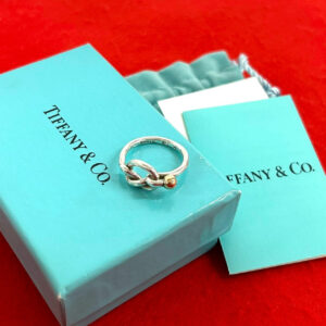 TIFFANY&Co. ティファニー (Vintage) ラブノット リング 指輪 925 K18 750YG