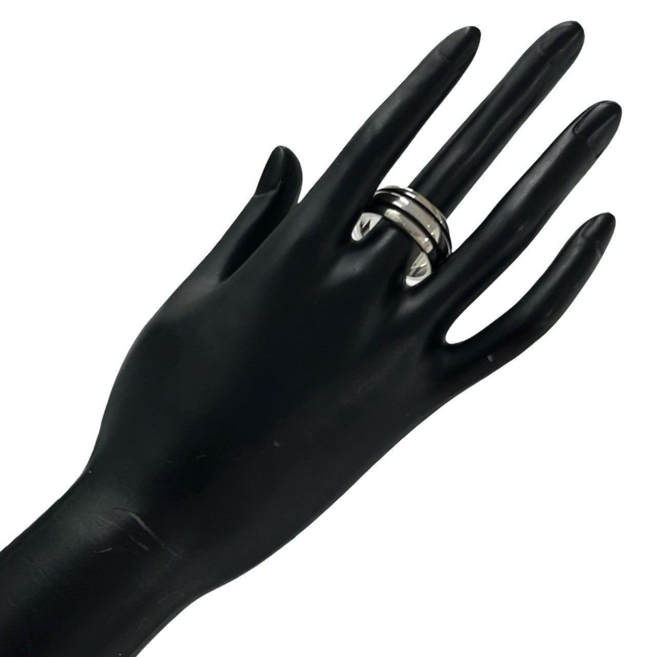 TIFFANY&Co. ティファニー (Vintage) グルーブド ダブルライン リング 指輪 2