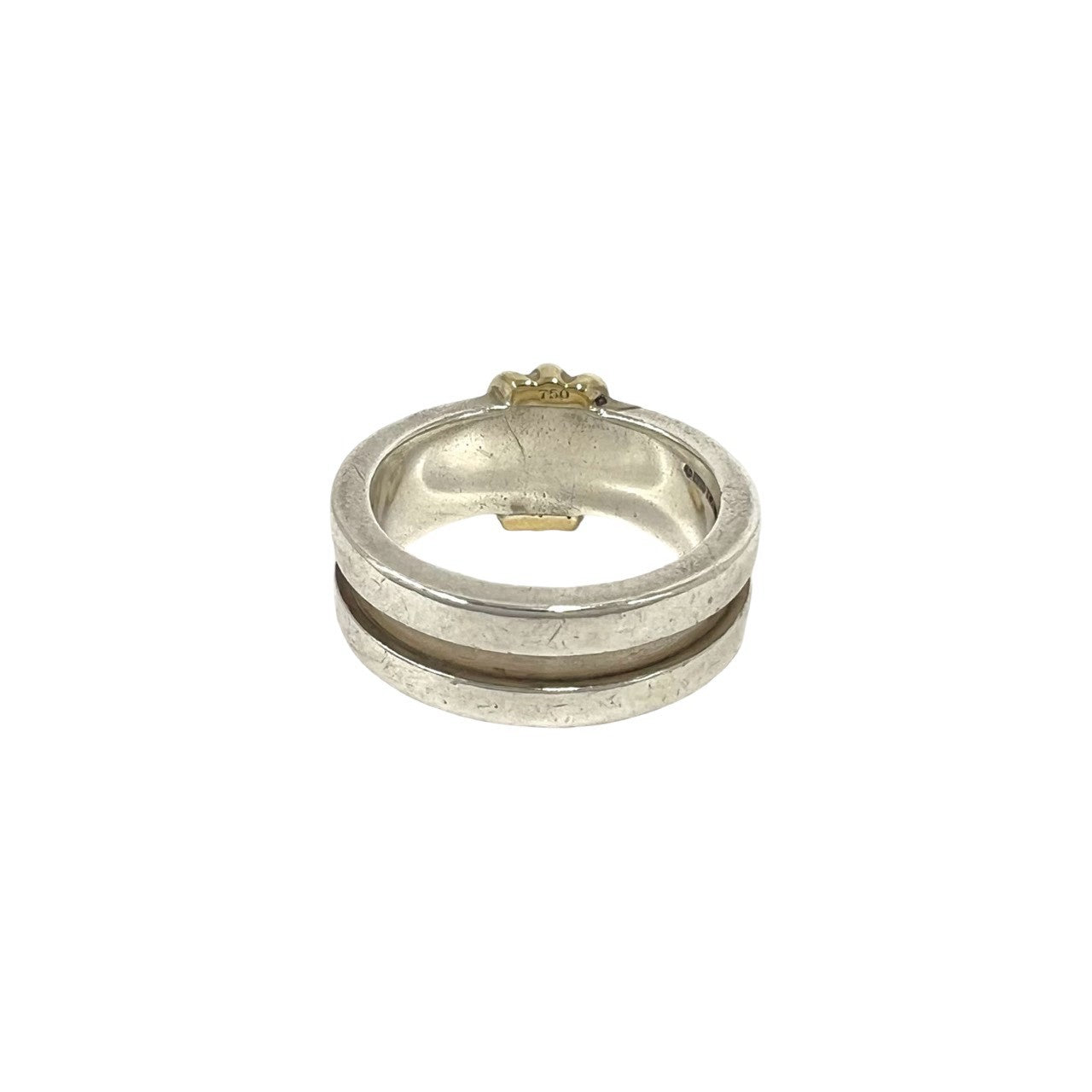 TIFFANY&Co. ティファニー (Vintage) グルーブド ウィズ リング 指輪 925 K18 750YG 12号 6