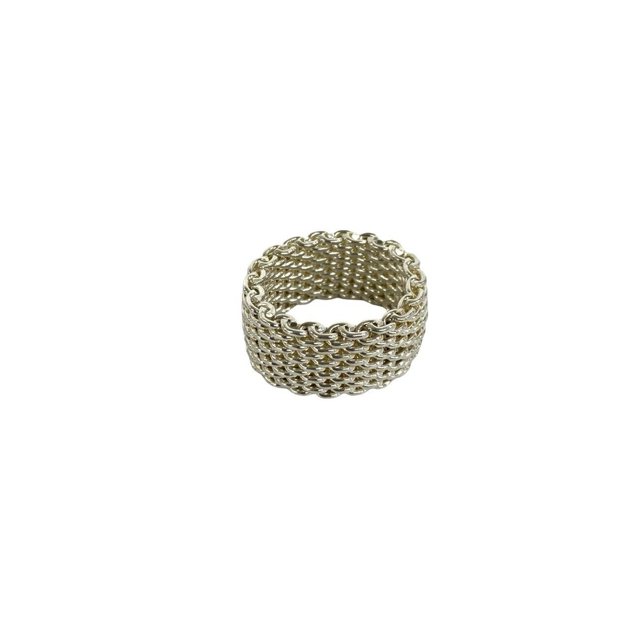 TIFFANY&Co. ティファニー サマセット メッシュ リング 指輪 4