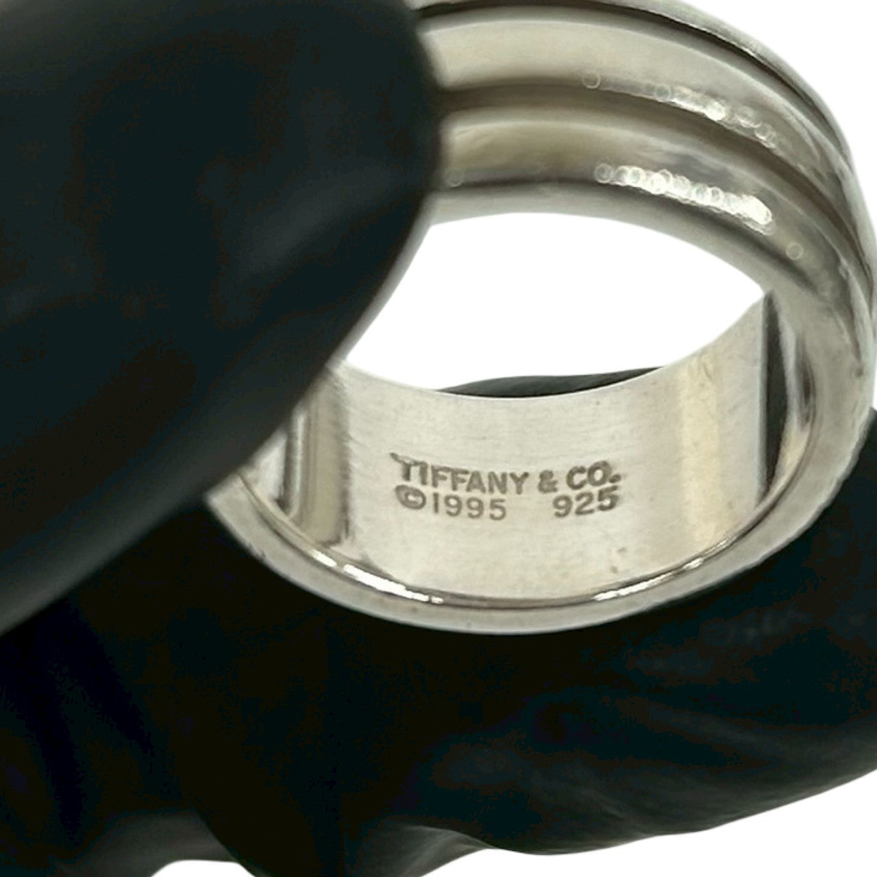 TIFFANY&Co. ティファニー (Vintage) グルーブド ダブルライン リング 指輪 3