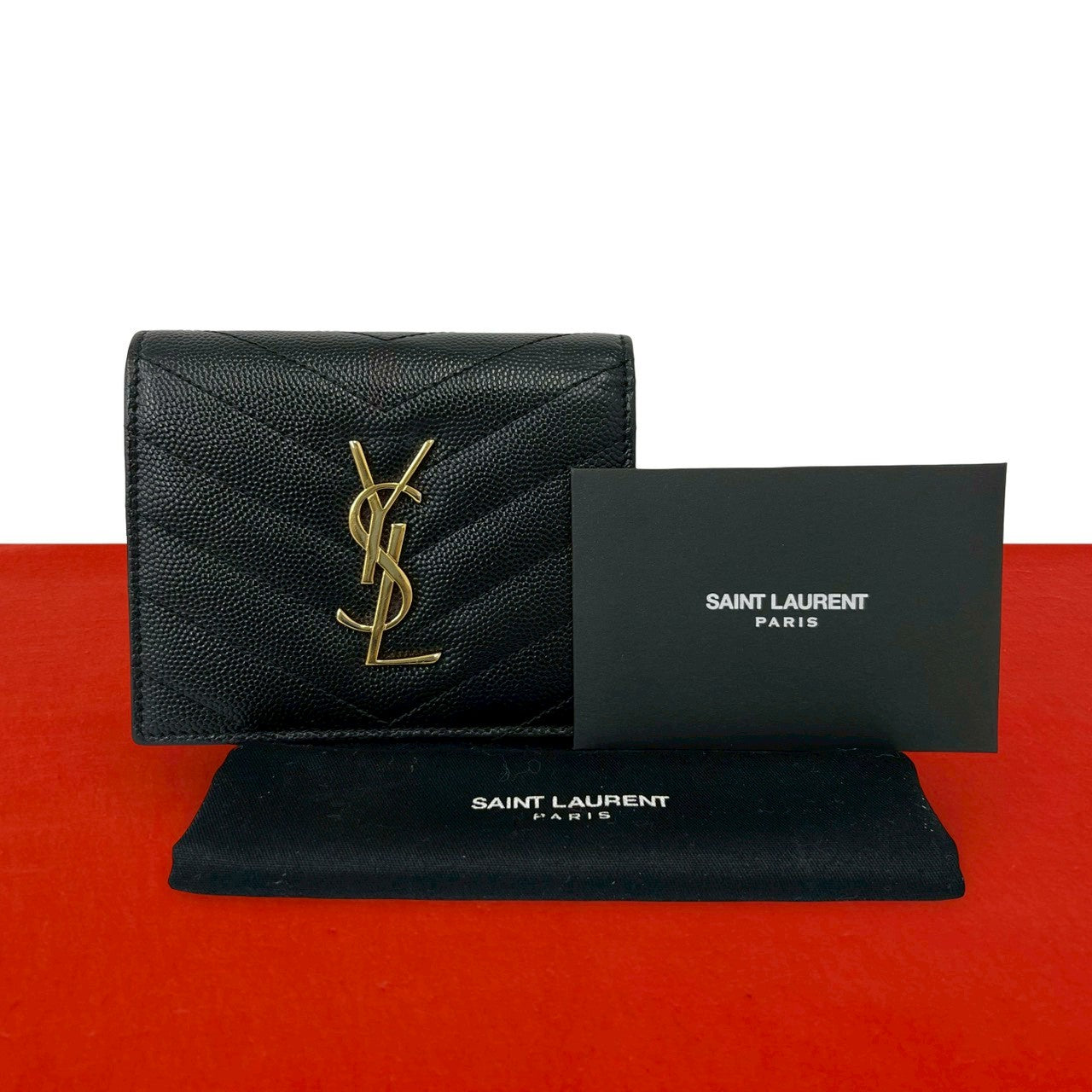 SAINT LAURENT PARIS サンローランパリ 三つ折り財布