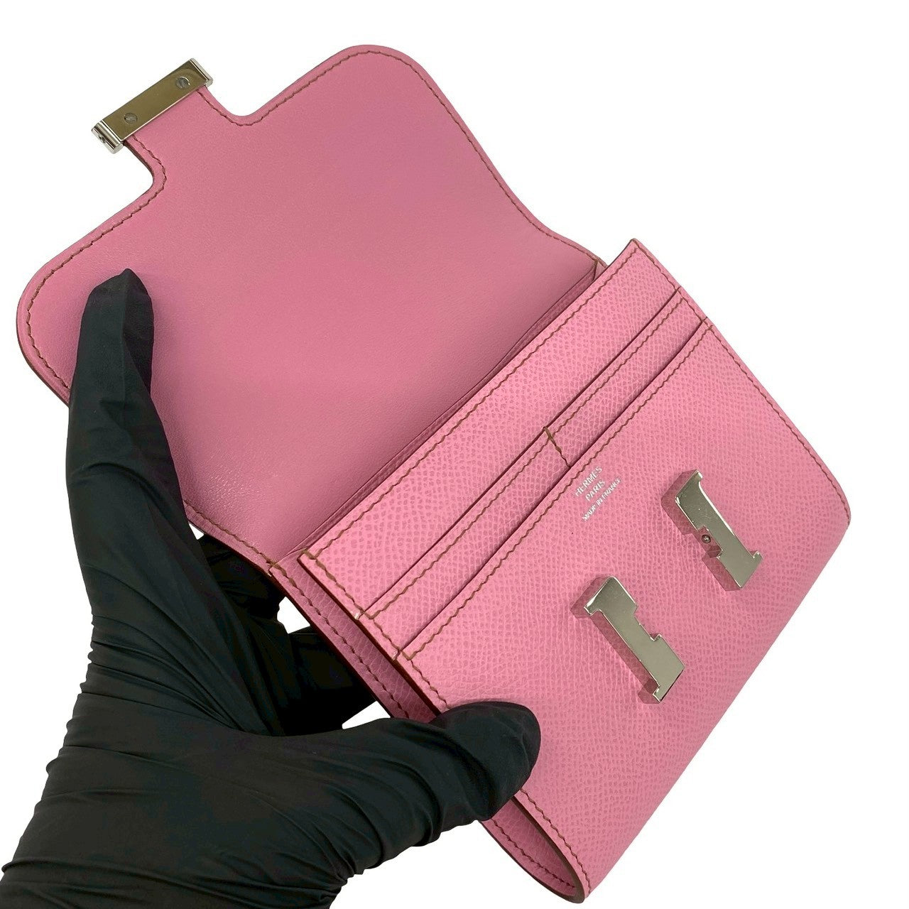 HERMES エルメス コンスタンス コンパクト 二つ折り財布 ヴォーエプソン 7