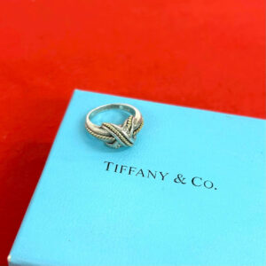 TIFFANY&Co. ティファニー (Vintage) シグネチャー リング 925 K18 750YG 指輪
