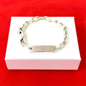 GUCCI グッチ (Vintage) IDプレート チェーンブレスレット