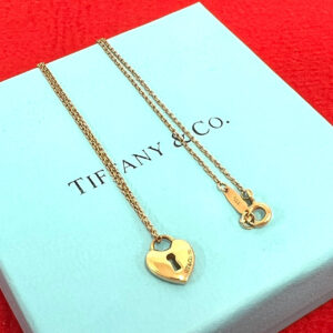 TIFFANY&Co. ティファニー ハートロック ネックレス K18 750 PG