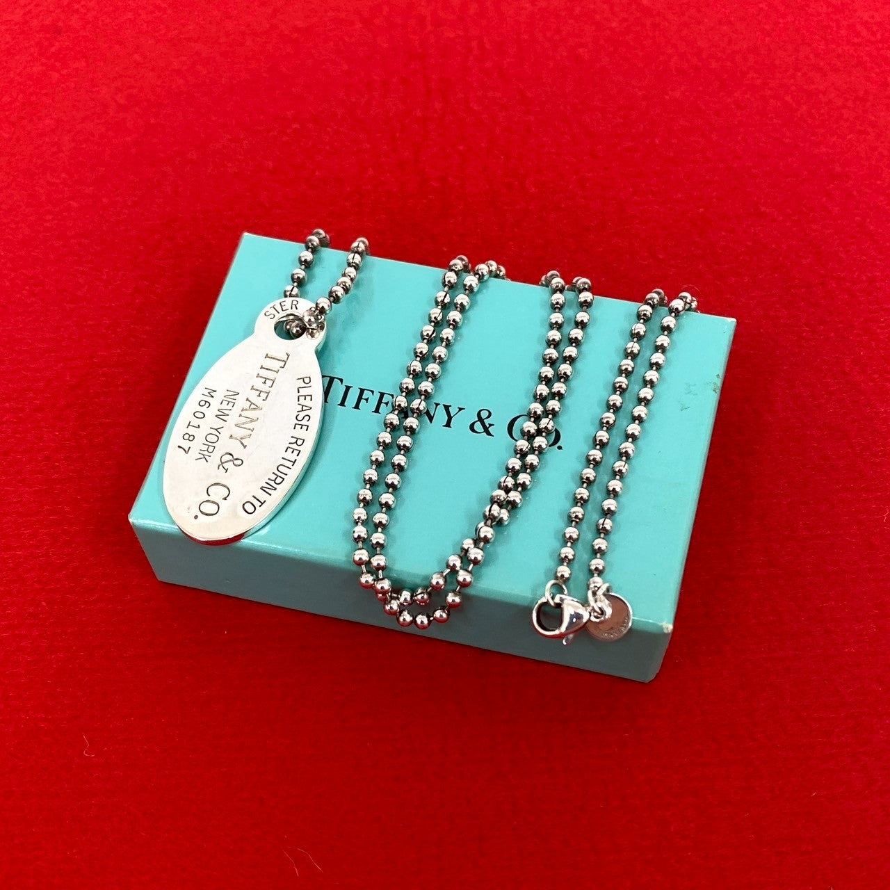 TIFFANY&Co. ティファニー リターントゥ オーバル タグ ネックレス