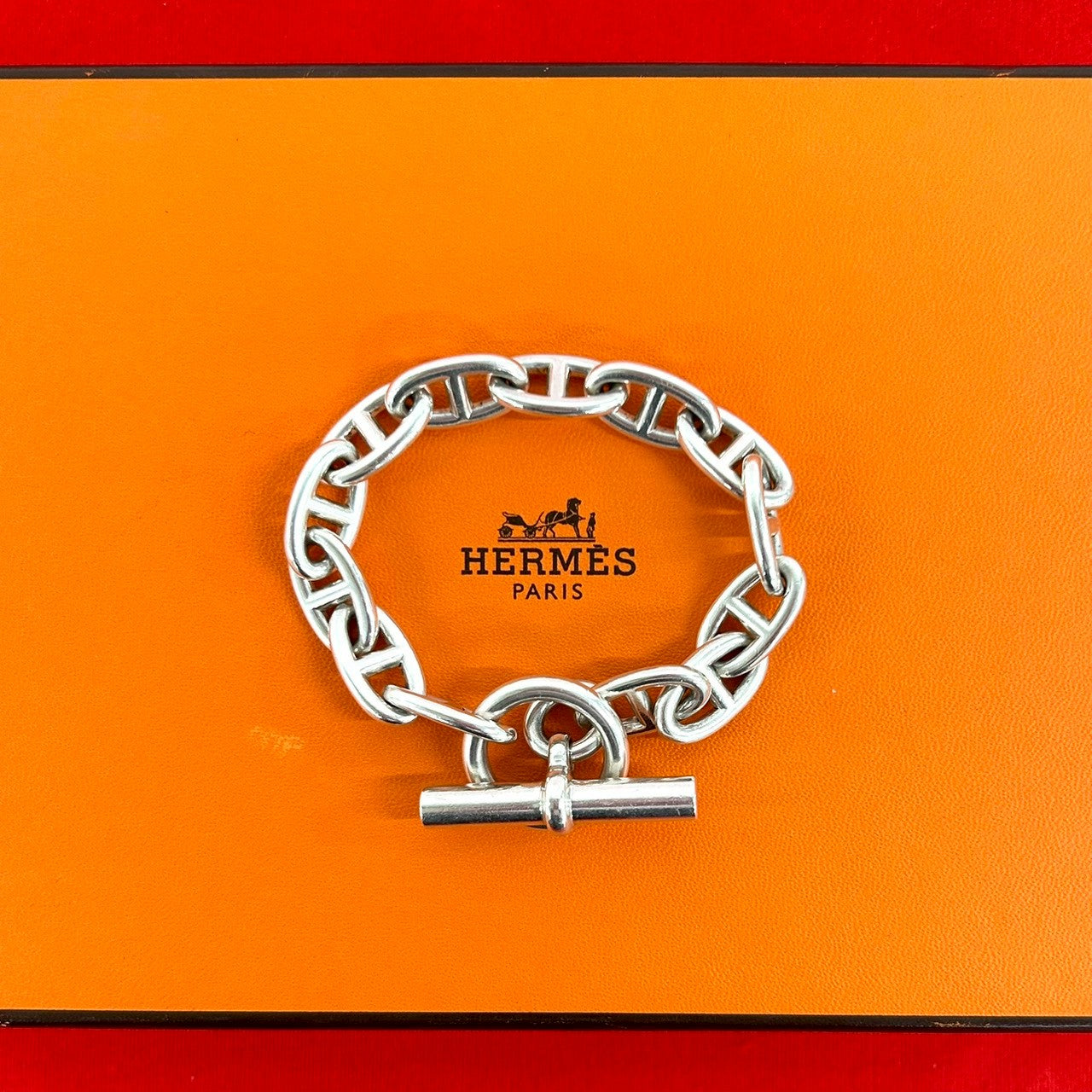 HERMES エルメス シェーヌダンクル GM 13コマ ブレスレット