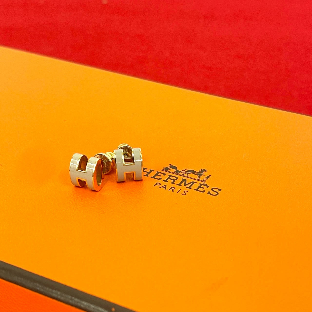 HERMES エルメス ミニ ポップアッシュ ピアス