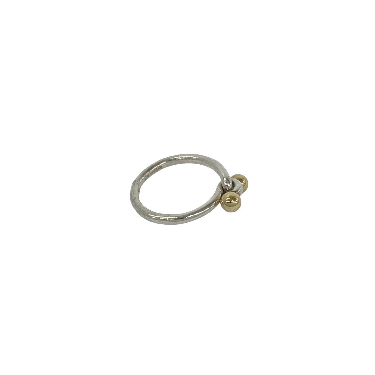 TIFFANY&Co. ティファニー (Vintage) フック&アイ リング 指輪 925 K18 750YG 5