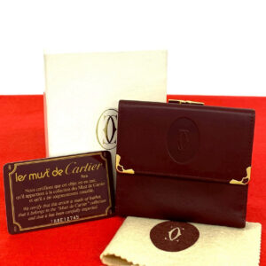 CARTIER カルティエ 三つ折り財布
