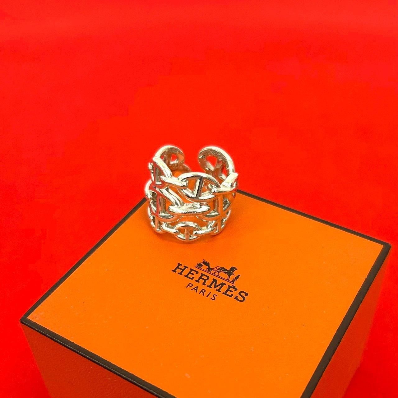 HERMES エルメス シェーヌダンクル アンシェネ リング 指輪